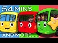 Wheels On The Bus | Plus Lots More Nursery Rhymes | 54 Minutes Compilation!
