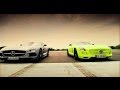 Petrol vs Electric - Mercedes SLS AMG Battle - Top Gear - Series 20 - BBC